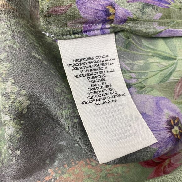 Alice + Olivia Eloise Dusk To Dawn Silk Blouse NWT $350 - Picture 14 of 14